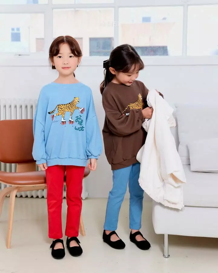 Pink151 - Korean Children Fashion - #kidzfashiontrend - Just Roll Cheetah Sweatshirt - 7