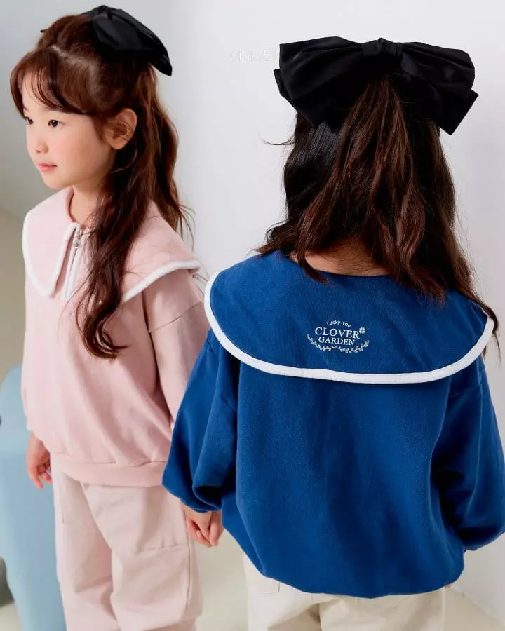 Pink151 - Korean Children Fashion - #kidzfashiontrend - Sailor Zip-up Tee - 5