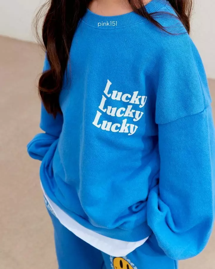 Pink151 - Korean Children Fashion - #littlefashionista - Lucky Smile Layered Sweatshirt - 6