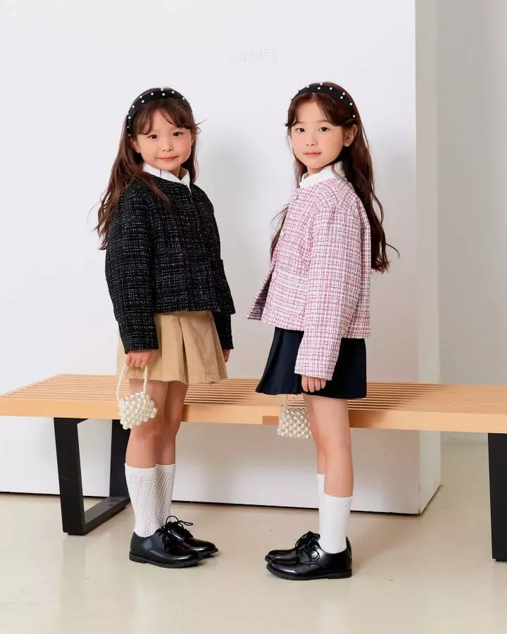 Pink151 - Korean Children Fashion - #littlefashionista - Back To School Wrinkle Skirt - 12