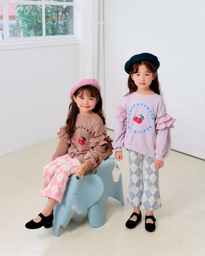 Pink151 - Korean Children Fashion - #littlefashionista - Argyle Pants - 3