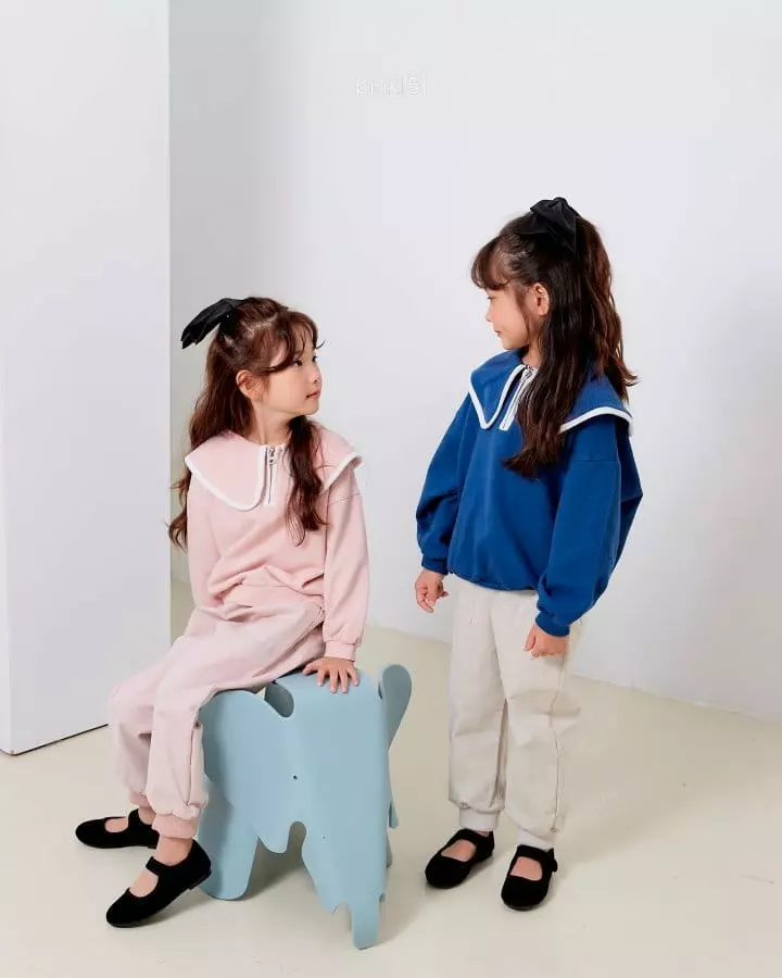 Pink151 - Korean Children Fashion - #magicofchildhood - Sailor Zip-up Tee - 8