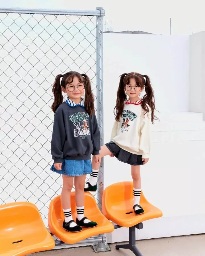 Pink151 - Korean Children Fashion - #littlefashionista - Puppy Sweatshirt - 4