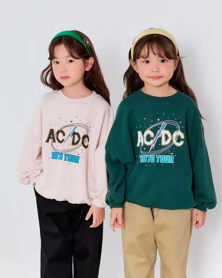 Pink151 - Korean Children Fashion - #magicofchildhood - ACDC Sweatshirt