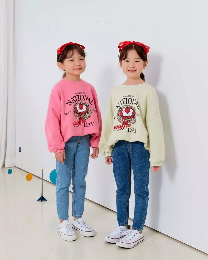 Pink151 - Korean Children Fashion - #magicofchildhood - Hlaf Open Jeans - 8