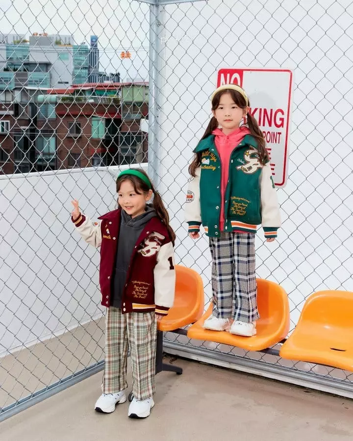 Pink151 - Korean Children Fashion - #magicofchildhood - Cellin Check Pnats - 11