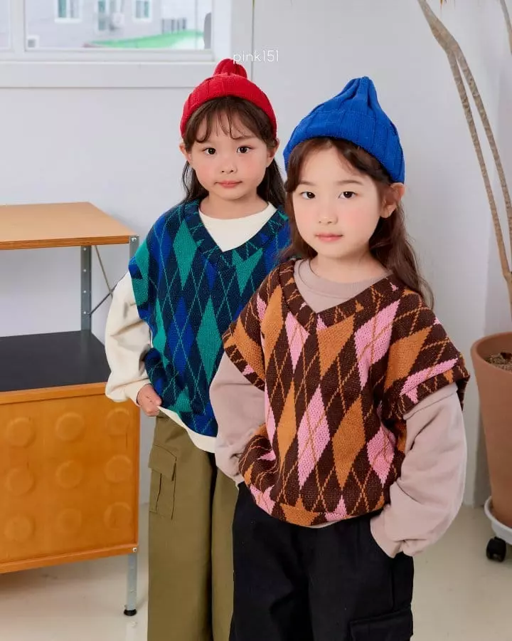 Pink151 - Korean Children Fashion - #littlefashionista - Dia Knit Vest - 4