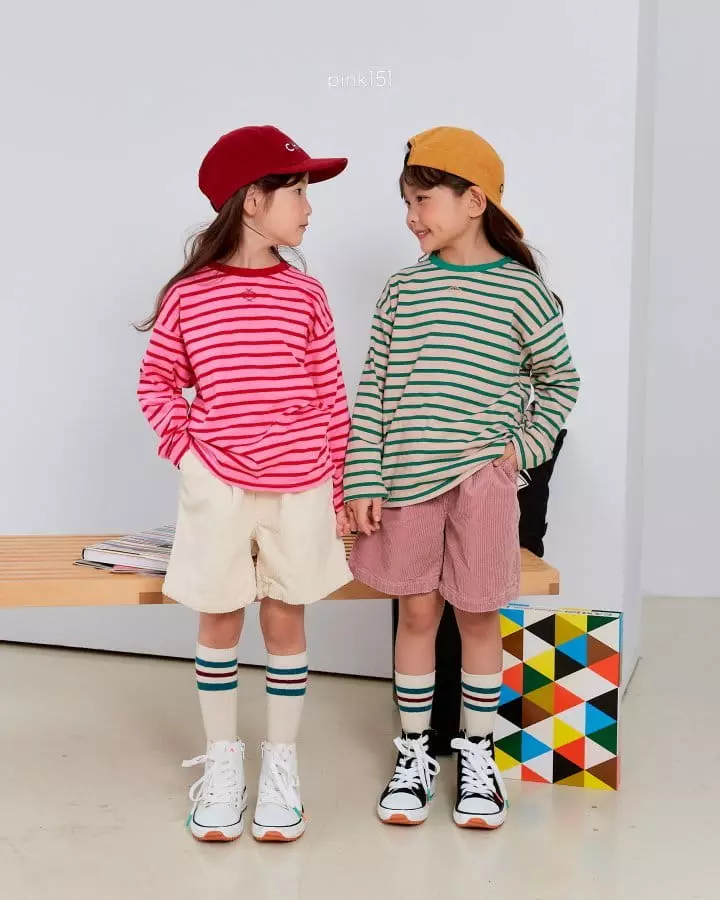 Pink151 - Korean Children Fashion - #minifashionista - Vivian Stripes Single Tee - 3