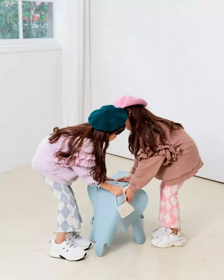 Pink151 - Korean Children Fashion - #prettylittlegirls - Cherry Frill Sweatshirt - 5