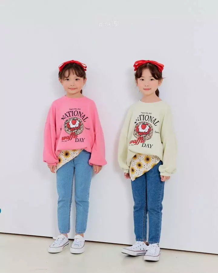Pink151 - Korean Children Fashion - #prettylittlegirls - Waffle Day Sweatshirt - 11
