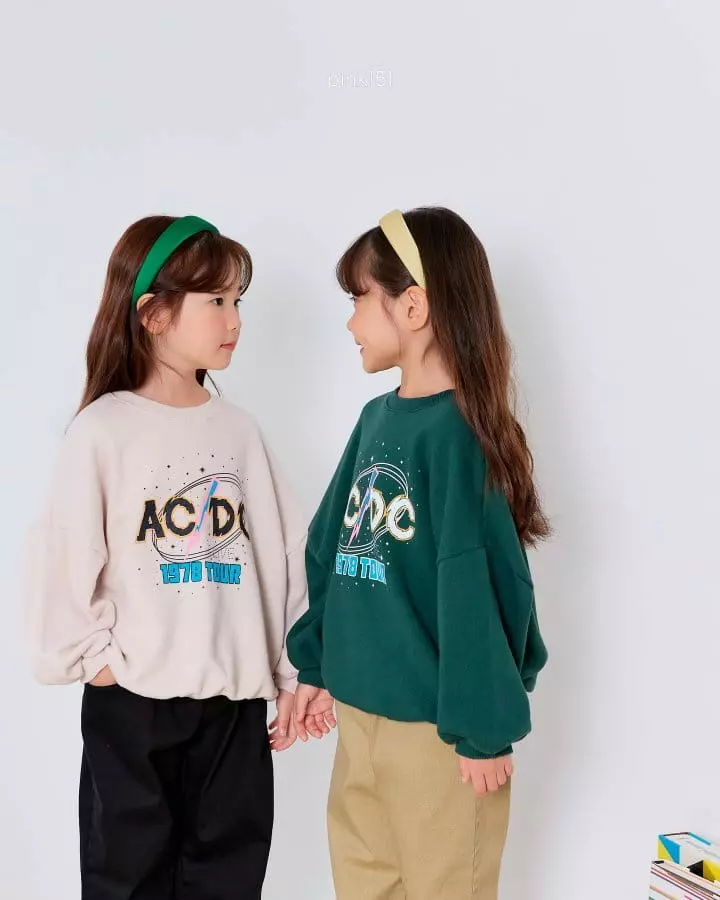 Pink151 - Korean Children Fashion - #prettylittlegirls - ACDC Sweatshirt - 3