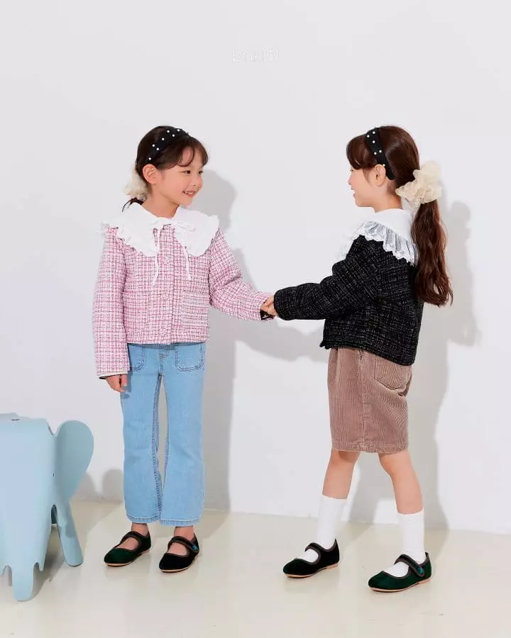 Pink151 - Korean Children Fashion - #stylishchildhood - Bboglei Frill Cape - 5