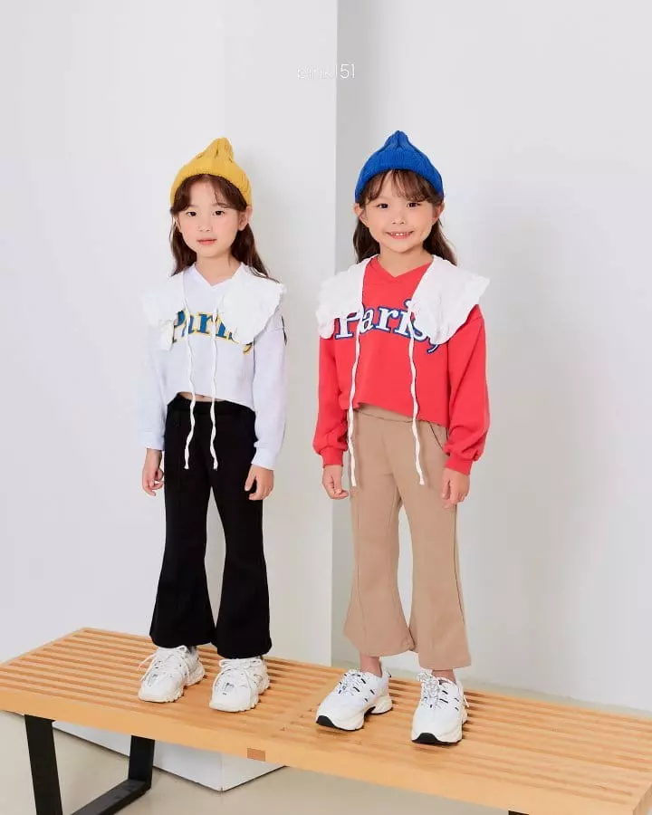 Pink151 - Korean Children Fashion - #stylishchildhood - Paris Crop Sweatshirt - 10