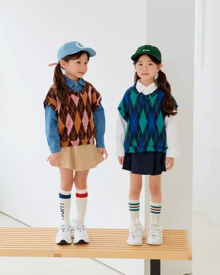 Pink151 - Korean Children Fashion - #todddlerfashion - Dia Knit Vest - 7