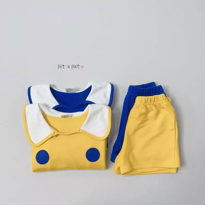 Pitapat - Korean Children Fashion - #Kfashion4kids - Kindergarten Top Bottom Set - 3
