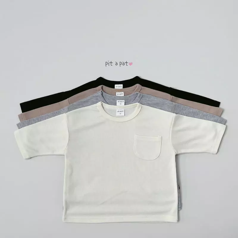 Pitapat - Korean Children Fashion - #Kfashion4kids - Pocket Tee - 3