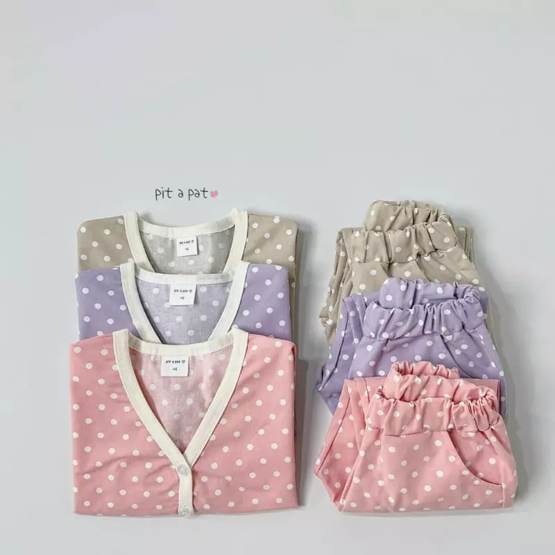 Pitapat - Korean Children Fashion - #childofig - Bubble Cardigan Bottom Set - 7