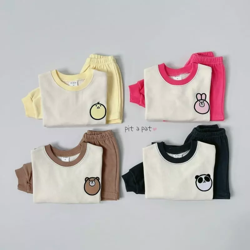 Pitapat - Korean Children Fashion - #childofig - Zoo Top Bottom Set - 5