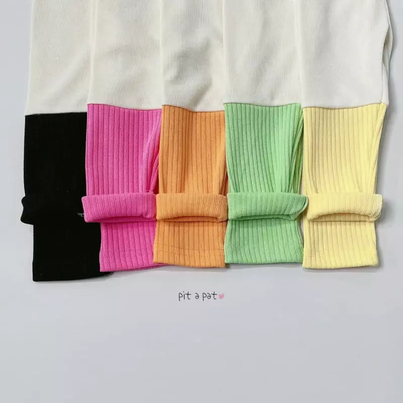Pitapat - Korean Children Fashion - #childofig - Juicy Two Tone Leggings - 3