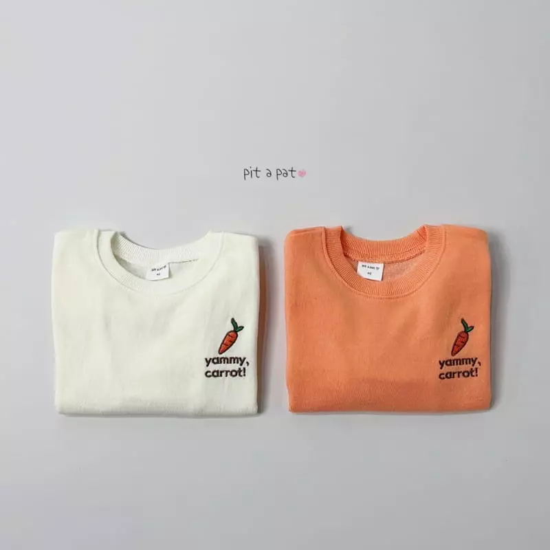 Pitapat - Korean Children Fashion - #childofig - Yammy Carrot Sweatshirt
