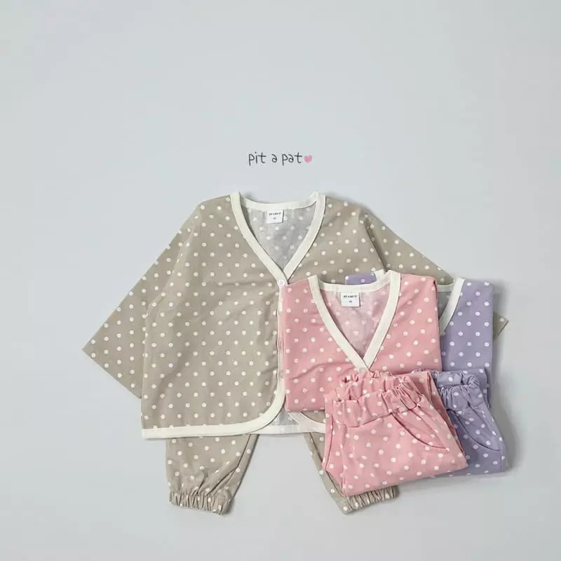 Pitapat - Korean Children Fashion - #childrensboutique - Bubble Cardigan Bottom Set - 8