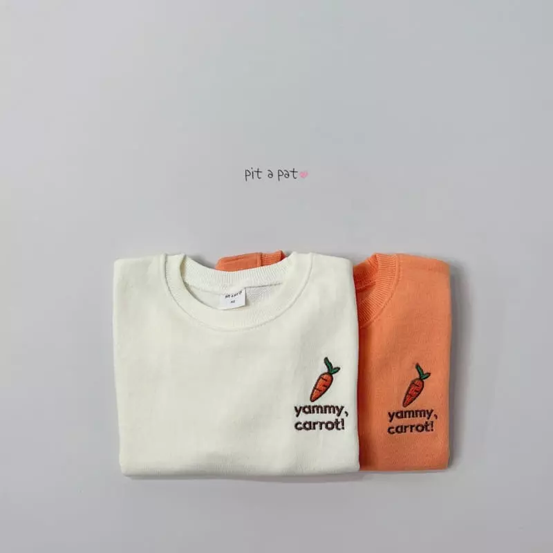 Pitapat - Korean Children Fashion - #childrensboutique - Yammy Carrot Sweatshirt - 2