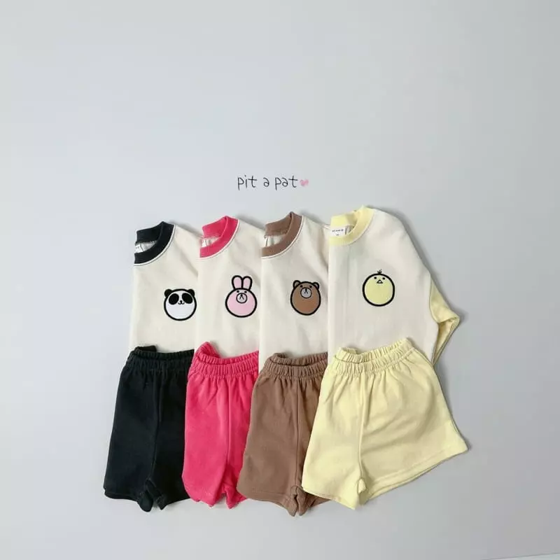 Pitapat - Korean Children Fashion - #designkidswear - Zoo Top Bottom Set - 7
