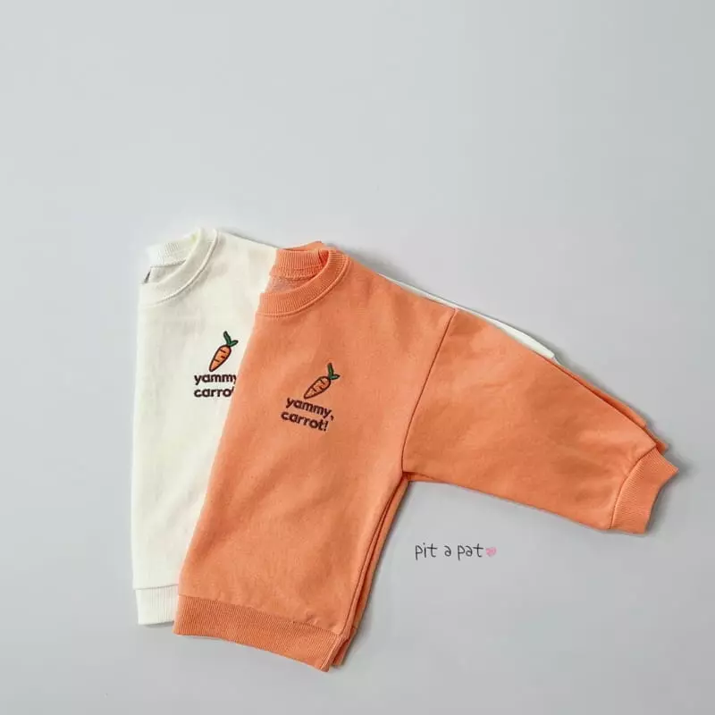 Pitapat - Korean Children Fashion - #designkidswear - Yammy Carrot Sweatshirt - 4