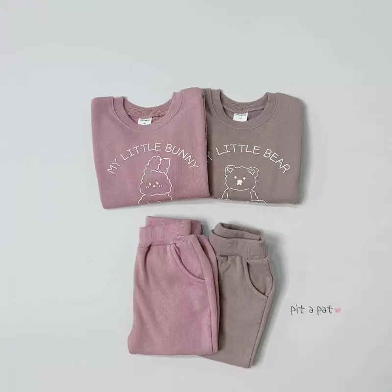 Pitapat - Korean Children Fashion - #fashionkids - Hug Me Top Bottom Set