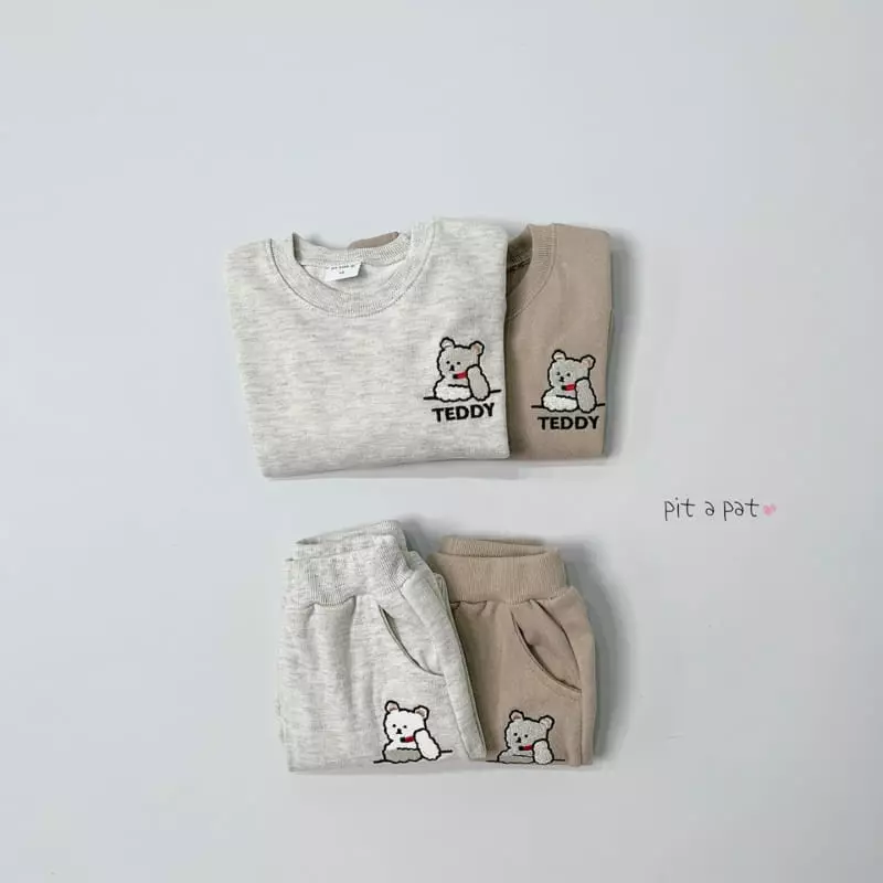 Pitapat - Korean Children Fashion - #fashionkids - Gomgomhee Top Bottom Set - 2