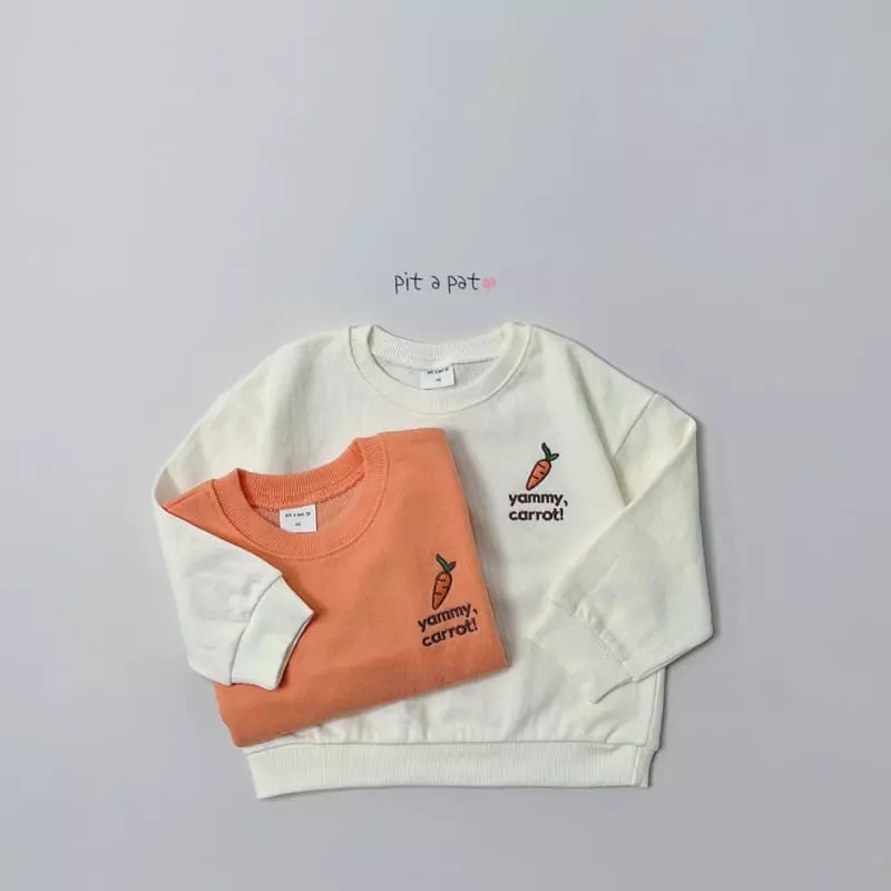 Pitapat - Korean Children Fashion - #fashionkids - Yammy Carrot Sweatshirt - 5