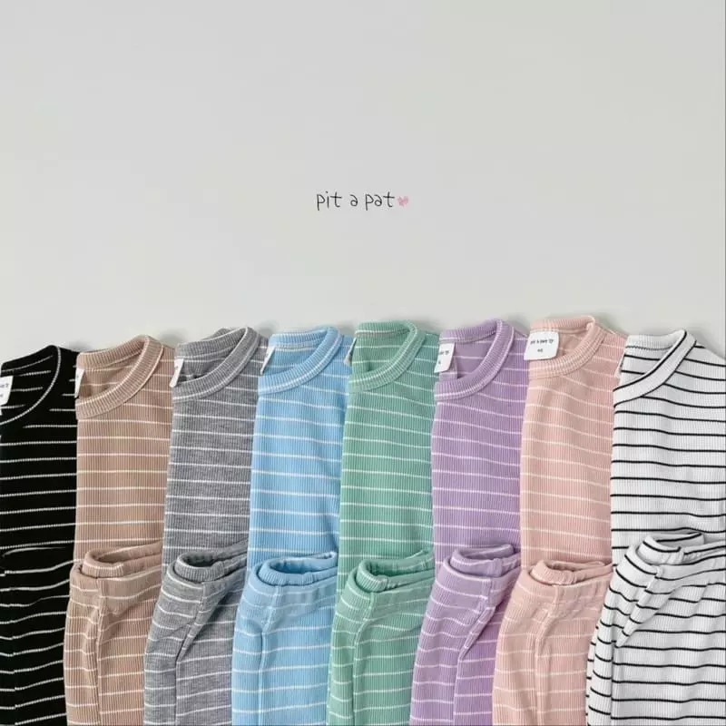 Pitapat - Korean Children Fashion - #kidsshorts - Tomorrow Stripes Easywear - 8