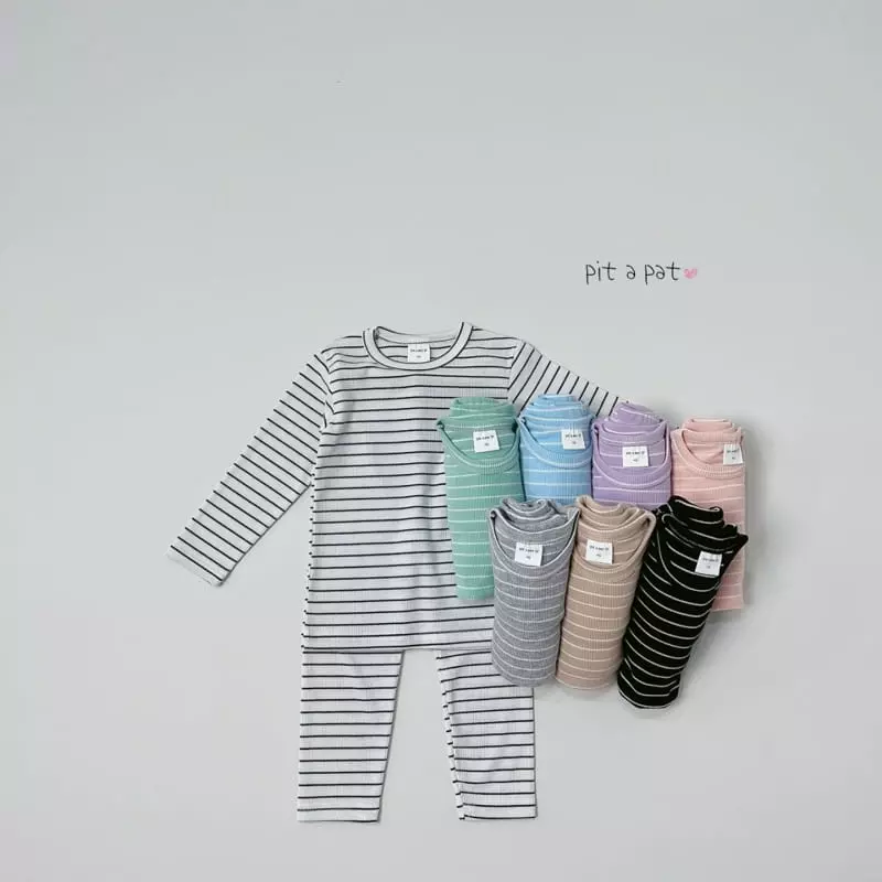 Pitapat - Korean Children Fashion - #kidzfashiontrend - Tomorrow Stripes Easywear - 10