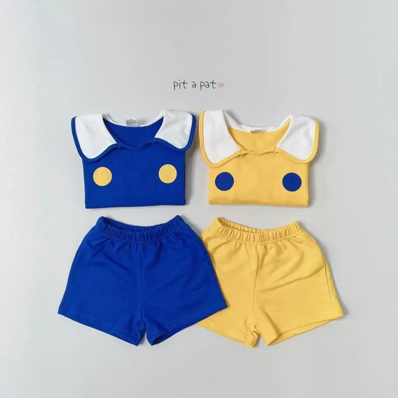 Pitapat - Korean Children Fashion - #Kfashion4kids - Kindergarten Top Bottom Set - 4