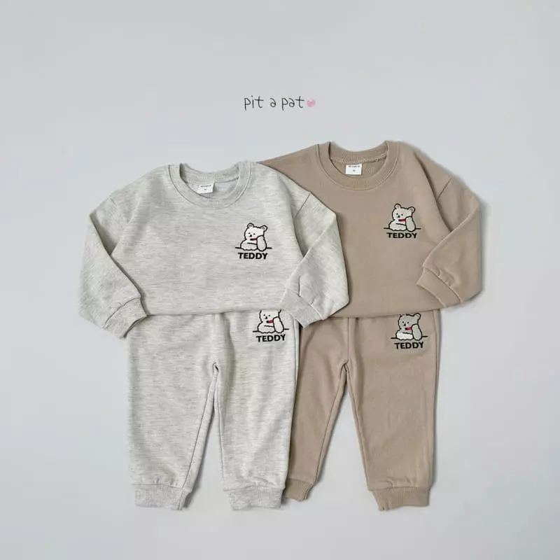 Pitapat - Korean Children Fashion - #littlefashionista - Gomgomhee Top Bottom Set - 7