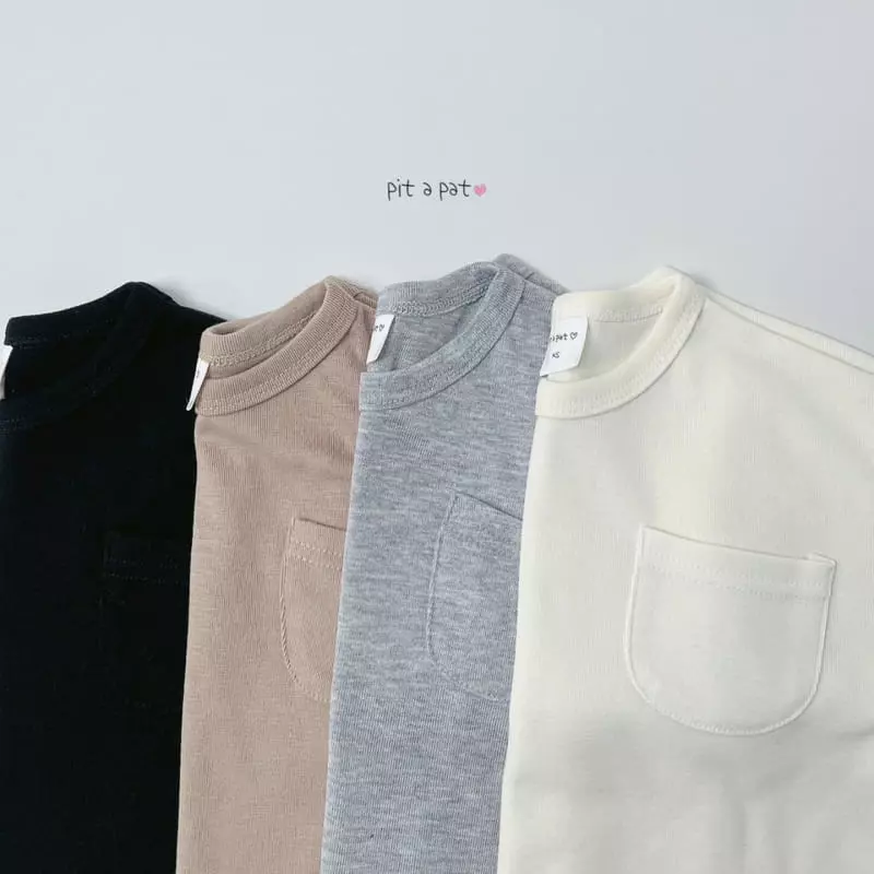 Pitapat - Korean Children Fashion - #Kfashion4kids - Pocket Tee - 4