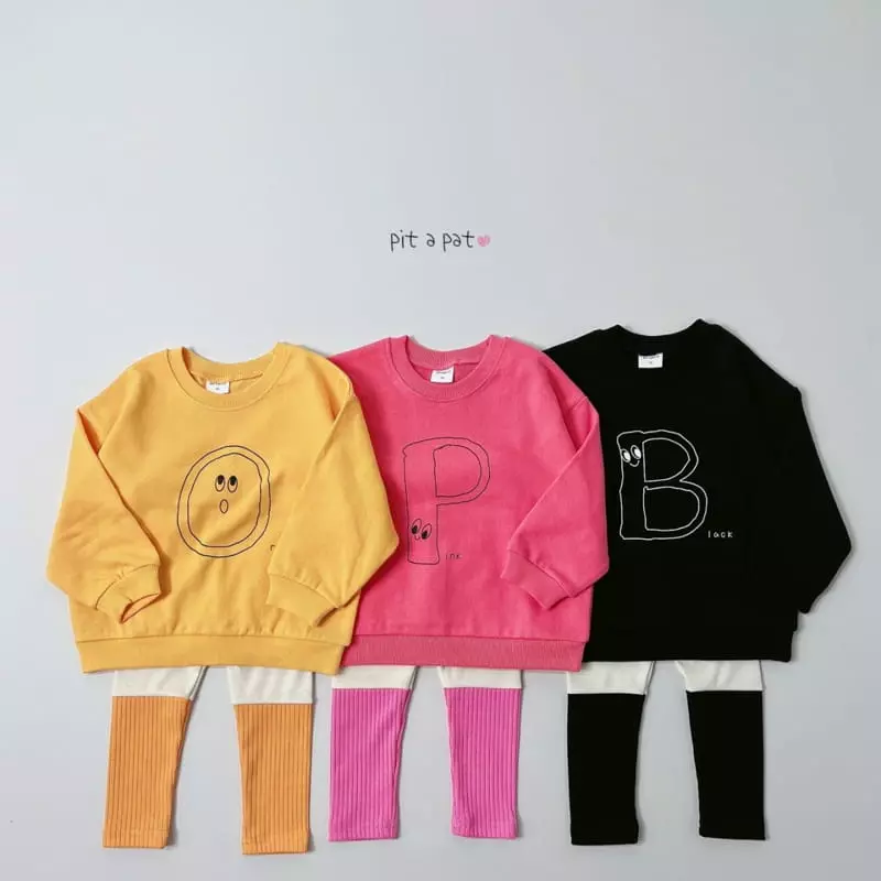Pitapat - Korean Children Fashion - #littlefashionista - Color Play Sweatshirt - 9