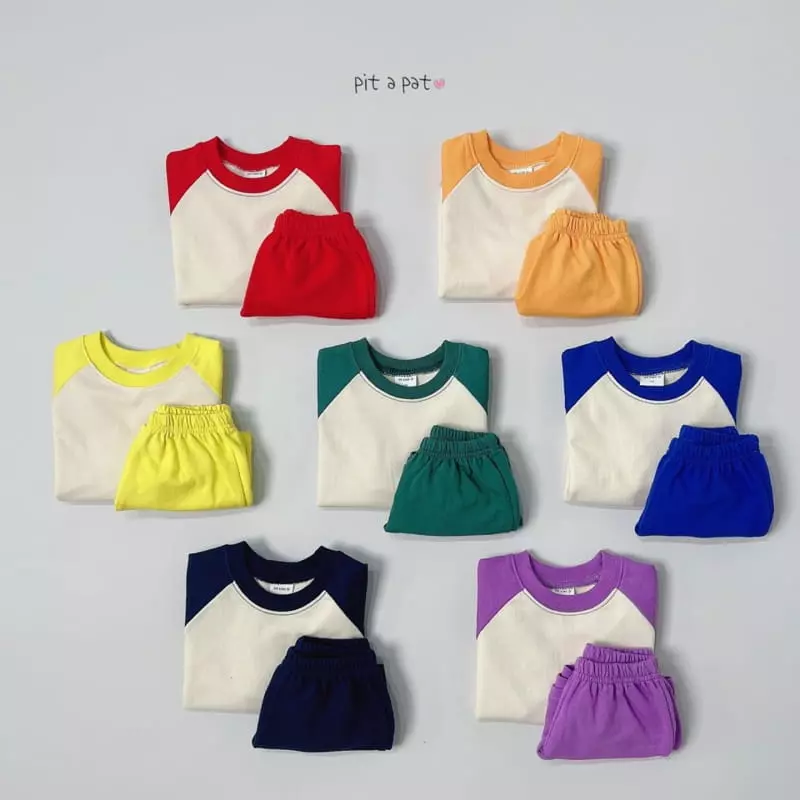Pitapat - Korean Children Fashion - #magicofchildhood - Rainbow Top Bottom Set - 8