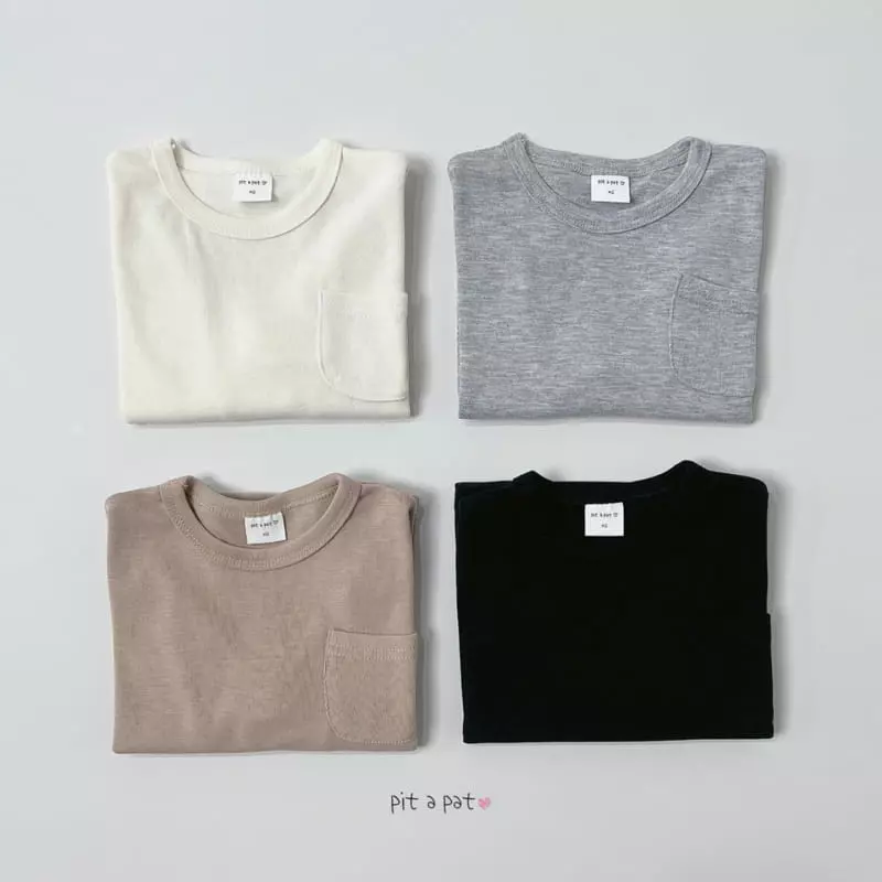 Pitapat - Korean Children Fashion - #minifashionista - Pocket Tee - 6