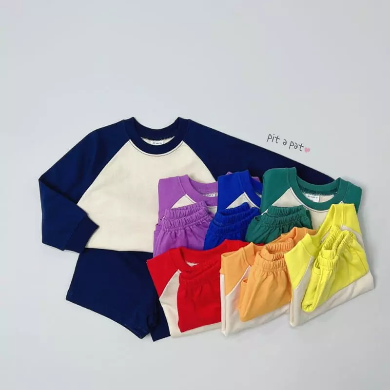 Pitapat - Korean Children Fashion - #minifashionista - Rainbow Top Bottom Set - 9