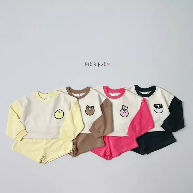 Pitapat - Korean Children Fashion - #prettylittlegirls - Zoo Top Bottom Set