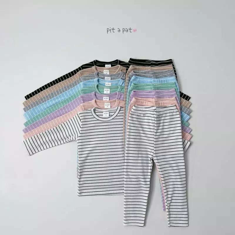 Pitapat - Korean Children Fashion - #stylishchildhood - Tomorrow Stripes Easywear - 2