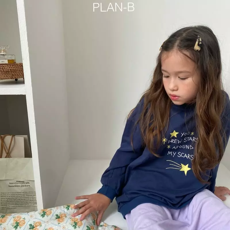 Plan B - Korean Children Fashion - #Kfashion4kids - Star Embroidery Sweatshirt - 9