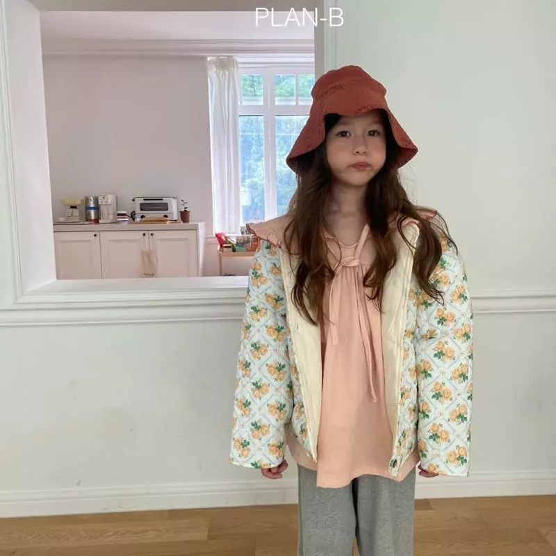 Plan B - Korean Children Fashion - #kidzfashiontrend - Rose Flower Quilting Jumper - 4