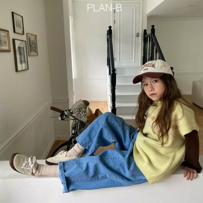 Plan B - Korean Children Fashion - #Kfashion4kids - Slit Button Jeans - 3