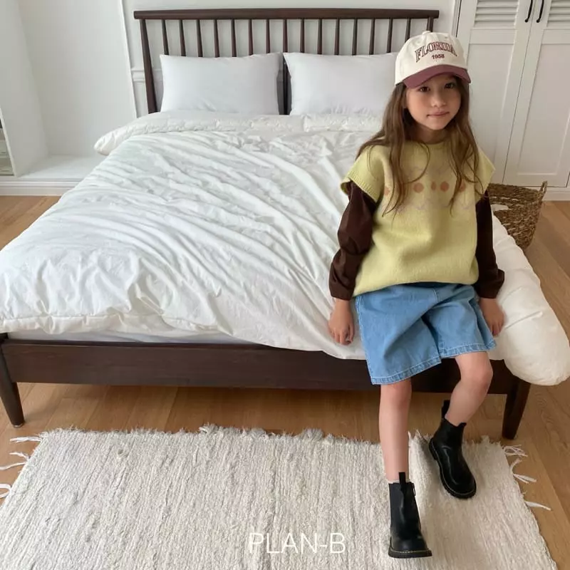 Plan B - Korean Children Fashion - #childofig - Denim Button Pants - 4