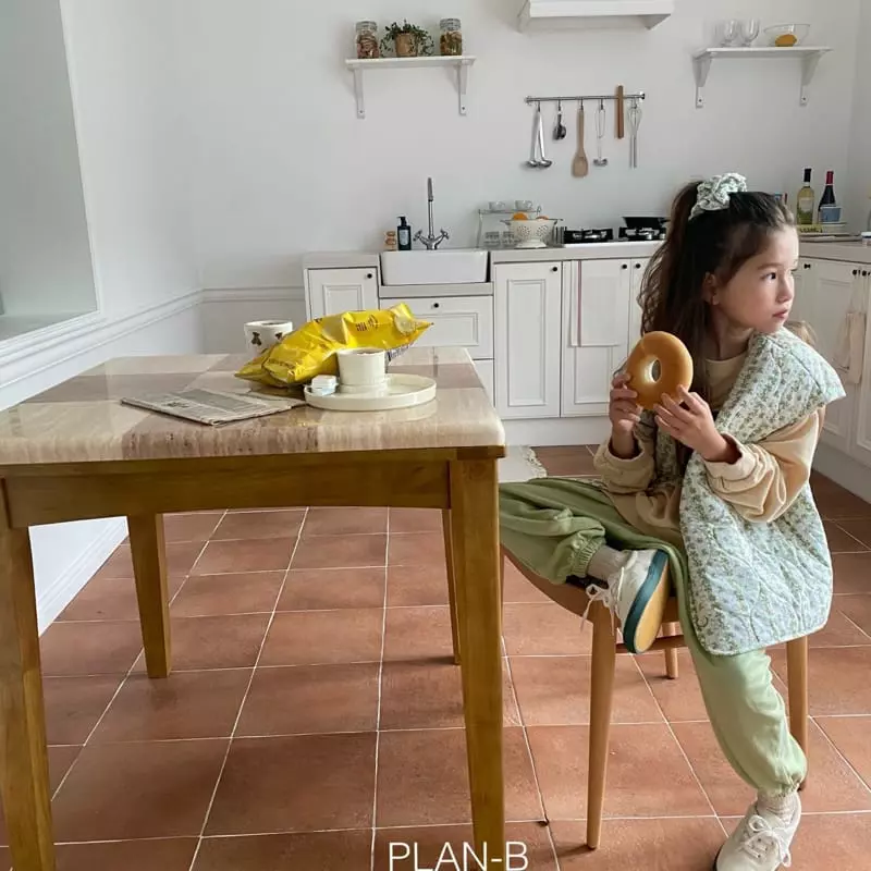 Plan B - Korean Children Fashion - #childrensboutique - Flower Quilting Vest