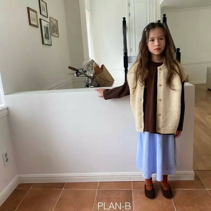 Plan B - Korean Children Fashion - #designkidswear - Color Silt Vest - 10