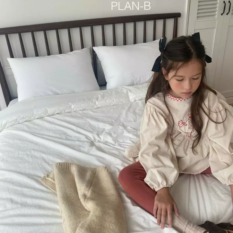 Plan B - Korean Children Fashion - #designkidswear - Girl Embroidery Blouse - 3