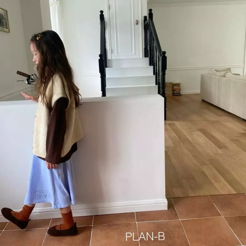 Plan B - Korean Children Fashion - #discoveringself - Friends Paint Skirt - 5